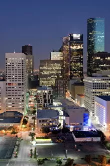 Illumination Collection: Skyline, Houston, Texas, United States of America, North America