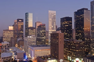 Images Dated 21st October 2008: Skyline, Houston, Texas, United States of America, North America