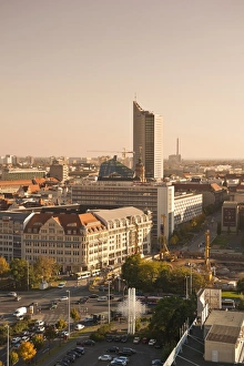 Leipzig Prints: Skyline of Leipzig, Saxony, Germany, Europe
