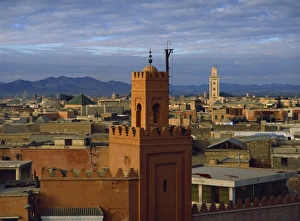 Skyline looking towards Middle Atlas mountain range