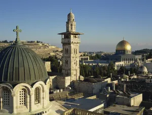 Old City Prints: Skyline of the Old City, UESCO World Heritage Site, Jerusalem, Israel, Middle East