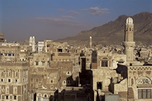 Yemen Prints: Skyline of the Old Town