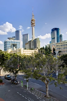 Tel Aviv Prints: Skyline, Tel Aviv, Israel, Middle East
