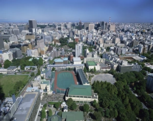 The skyline of Tokyo