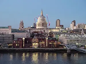 Public Space Prints: Skyline view at twilight of St