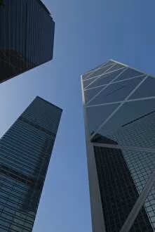 s kys crapers , Bank of China Building on the right, Central, Hong Kong, China, As ia