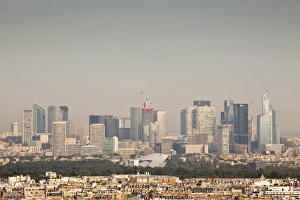 La Defense Prints: Skyscrapers in the La Defense district of Paris, France, Europe