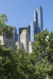 Central Park Prints: Skyscrapers near Central Park, New York City, United States of America, North America