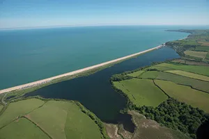 Agricultural Prints: Slapton Sands, Devon, England, United Kingdom, Europe