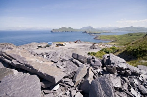 Quarry Prints: The slate quarry, Valentia Island, Ring of Kerry, County Kerry, Munster