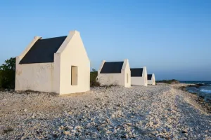 Simplicity Prints: Slave huts in Bonaire, ABC Islands, Netherlands Antilles, Caribbean, Central America