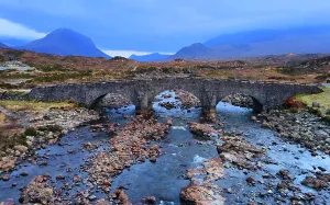 Geotourism Prints: Sligachan Old Bridge and Cullin Hills, Isle of Skye, Scotland