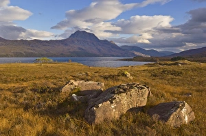 Loch Prints: Slioch and Loch Maree, Wester Ross, north west Scotland, United Kingdom, Europe