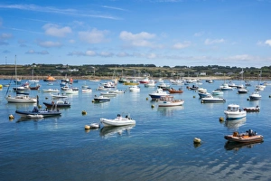 Engilsh Culture Prints: Small boat harbour, St. Marys, Isles of Scilly, England, United Kingdom, Europe