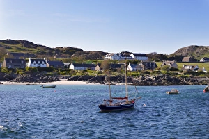 Small Boats Prints: Small boats, Isle of Iona, Inner Hebrides, Scotland, United Kingdom, Europe