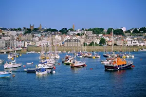 Small Prints: Small boats at St Peter Port, Guernsey, Channel Islands, UK