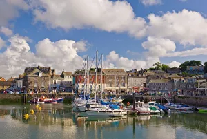 Images Dated 15th June 2009: Small boats and yachts at high tide in Padstow harbour, Padstow, North Cornwall