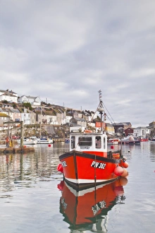 The small fishing village of Mevagissey in Cornwall, England, United Kingdom, Europe