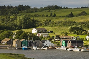 Small harbour, French River, Prince Edward Island, Canada, North America Small harbour, French River, Prince Edward Island, Canada, North America