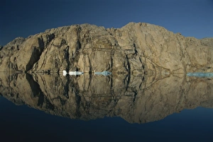 Rock Cliff Prints: Small icebergs in Prins Christian Sund
