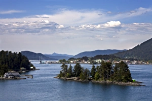 Baranof Island Prints: Small Islands in Sitka Sound, Baranof Island, Southeast Alaska, United States of America