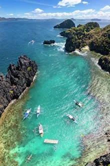 Palawan Prints: Small Lagoon, Miniloc Island, El Nido