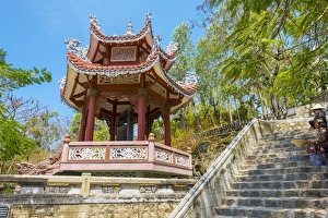 Small pagoda at Chua Long Son Buddhist temple, Nha Trang, Khanh Hoa Province, Vietnam