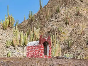 Archway Prints: Small shrine in Puerto Refugio on the northern end of Angel de la Guarda Island