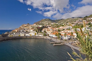 Madeira Prints: The small south coast harbour of Camara de Lobos, Madeira, Portugal, Atlantic, Europe