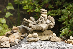 Pebbles Prints: Small stupa, Seoul, South Korea, Asia