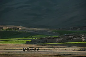 Togetherness Prints: A small village in Bamiyan province, Afghanistan, Asia