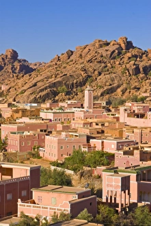 Images Dated 20th May 2008: Small village near Tafraoute, Morocco, North Africa, Africa