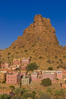 Images Dated 20th May 2008: Small village near Tafraoute, Morocco, North Africa, Africa