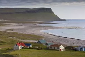 Small village in the West Fjords, near Latrabjarg cliffs in the south-western tip of the West Fjords (Vestfirdir)