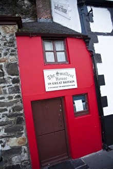 Cottages Prints: Smallest house in the United Kingdom, Conwy, Wales, United Kingdom, Europe