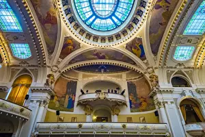 Art Nouveau Prints: Smetana Hall concert hall at Obecni dum (Municipal House), Stare Mesto (Old Town)