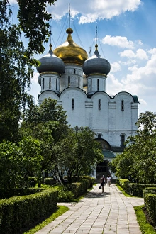 Convents Prints: Smolensk Cathedral, Novodevichy Convent, Moscow, Russia, Europe