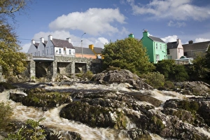 Sneem River below road bridge in village on Ring of
