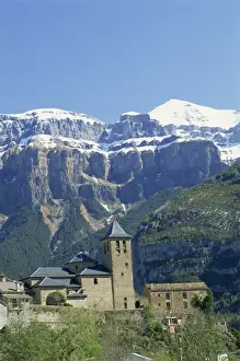 Aragon Prints: Snow-capped mountains of the Ordesa National Park in the Pyrenees