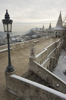 Castle Hill Prints: Snow on Fishermans Bastion