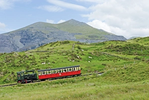 Opportunity Prints: Snowdon Mountain Railway, Llanberis, Gwynedd, Wales, United Kingdom