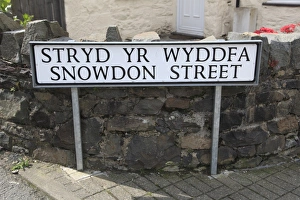 Town Centre Prints: Snowndon Street, Town Center, Llanberis