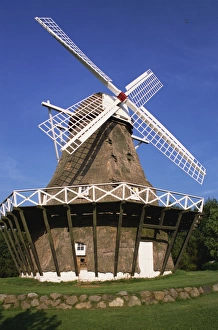 Wind Power Prints: Soby Mill, Aero, Denmark, Scandinavia, Europe