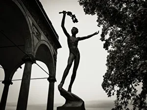 Bohemia Prints: Socha Vitezstvi (Statue of Victory) bronze statue