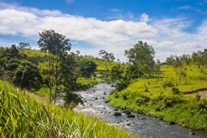 Papua New Guinea Prints: Sogeri river on the Kokoda trail, Papua New Guinea, Pacific