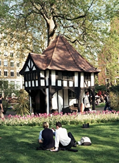 Kiosk Prints: Soho Square, Soho, London, England, United Kingdom, Europe