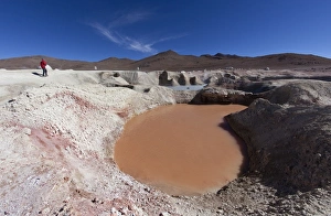 Images Dated 8th July 2009: Sol de Manana, a geothermal field in Sur Lipez Province in the Potosi Department, Bolivia