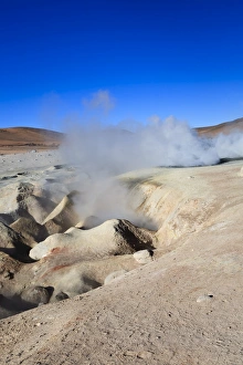 Images Dated 29th May 2007: Sol de Manana Geothermic Site, Bolivia, South America