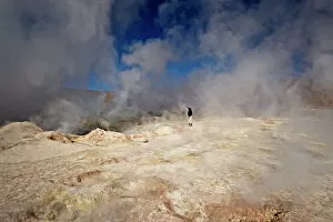Geothermal Gallery: The Sol de Manana geysers, a geothermal field at a height of 5000 metres, Bolivia, South America