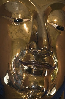Solid gold Buddha at Sukhothai Traimit temple, Bangkok, Thailand, Southeast Asia, Asia Solid gold Buddha at Sukhothai Traimit temple, Bangkok, Thailand, Southeast Asia, Asia